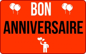  Bon anniversaire