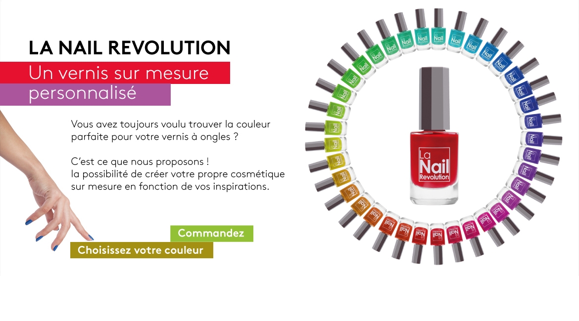 Un vernis à ongles sur mesure personnalisé - La Nail Revolution